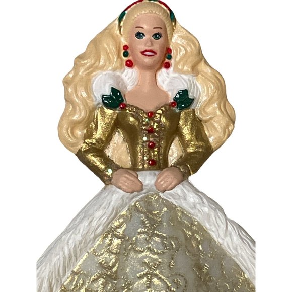 Mattel Hallmark Christmas Holiday Barbie Pin Brooch 1996 - Picture 13 of 13
